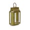 HGTV Home Collection Slim Lantern, Christmas Themed Home Decor, Small, Gold, 18 in